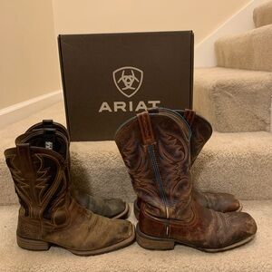 2 Pairs for CRAFT and Repurpose use Only Ariat Boots